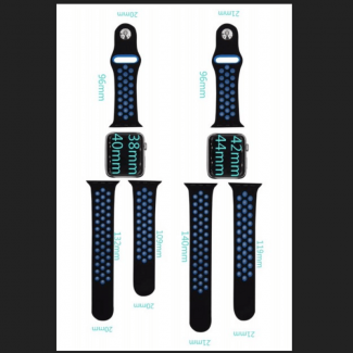 Apple Watch Nike Sport Band 38/42mm & 42/44mm Silicone Strap with Adjustable Velcro Price in Pakistan | LAPTAB
