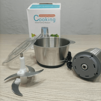 Meat Chopper with 2L Stainless Steel Bowl, Sharp Copper Blades, Adjustable Speed Price in Pakistan | LAPTAB