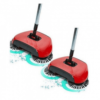 Cordless Hard Floor Manual Roto Sweeper Lightweight with 360? Rotating Brushes and Built-in Dust Pan Price in Pakistan | LAPTAB