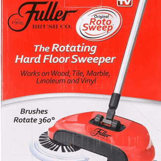 Cordless Hard Floor Manual Roto Sweeper Lightweight with 360? Rotating Brushes and Built-in Dust Pan Price in Pakistan | LAPTAB