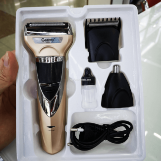 Geemy GM-6582 3-in-1 Electric Hair Trimmer with Ceramic Heads and Turbo Boost Price in Pakistan | LAPTAB