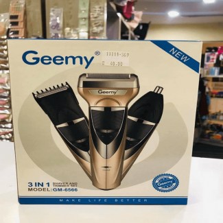Geemy GM-6582 3-in-1 Electric Hair Trimmer with Ceramic Heads and Turbo Boost Price in Pakistan | LAPTAB