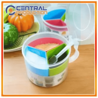 3in1 Spice Storage Box - Transparent