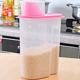 Large 1L Food Storage Container with Measuring Cup Lid and Pour Nozzle Price in Pakistan | LAPTAB
