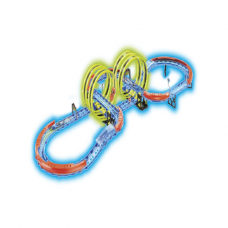Remote Control Glow Power Track Set with Neon Colors and Glow-in-the-Dark Ramps Price in Pakistan | LAPTAB