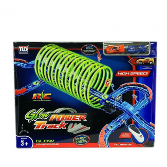 Remote Control Glow Power Track Set with Neon Colors and Glow-in-the-Dark Ramps Price in Pakistan | LAPTAB