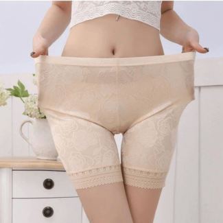 Lace Women Safety Short Pants Breathable Underwear Briefs, Nylon-Spandex, Free Size Price in Pakistan | LAPTAB