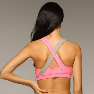 Women Seamless Cross Strap Sports Bra for Yoga Jogging Moisture-Wicking Price in Pakistan | LAPTAB