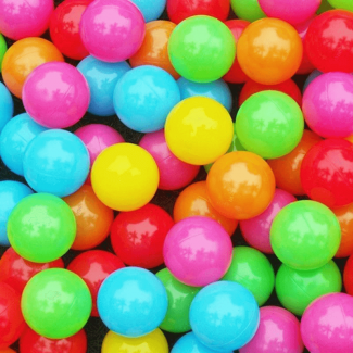Pack of 50 Soft Colorful Plastic Balls for Kids Bath and Swim Toy Set Price in Pakistan | LAPTAB