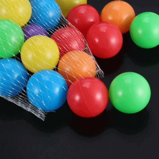 Pack of 50 Soft Colorful Plastic Balls for Kids Bath and Swim Toy Set Price in Pakistan | LAPTAB