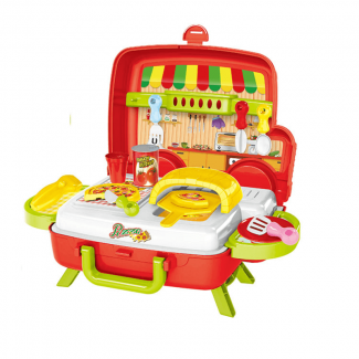 Luxury Pizza Car Pretend Play Moving Van Kitchen Toy Set for Children Safe Durable Price in Pakistan | LAPTAB