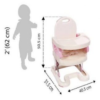 Toddler Seat Chair with Adjustable Height, Safety Straps, and Removable Tray for Babies up to 20kg Price in Pakistan | LAPTAB