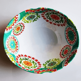 Melamine Crockery Large Floral Pattern Bowl, Durable, Food Grade, Easy Clean Price in Pakistan | LAPTAB