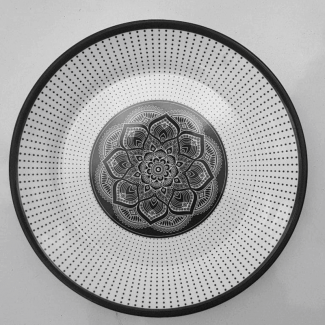 Set of 3 Printed Double Glazed Melamine Dinner Plates ? Large, Medium, Small Price in Pakistan | LAPTAB
