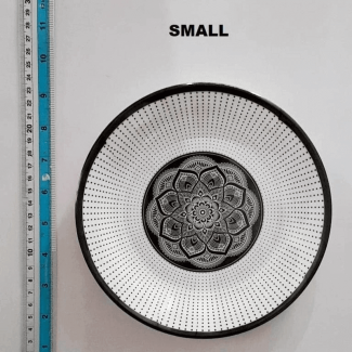 Set of 3 Printed Double Glazed Melamine Dinner Plates ? Large, Medium, Small Price in Pakistan | LAPTAB