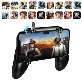 Gamepad W11+ PUBG Controller with Ergonomic Design and Adjustable Bracket for Mobile Gaming Price in Pakistan | LAPTAB
