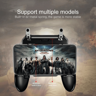 Gamepad W11+ PUBG Controller with Ergonomic Design and Adjustable Bracket for Mobile Gaming Price in Pakistan | LAPTAB