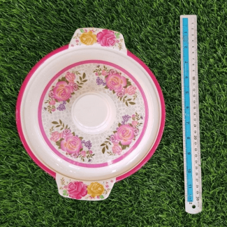 Set of 3 Floral Design Melamine Crockery Bowls, Food Grade, Durable and Easy to Clean Price in Pakistan | LAPTAB