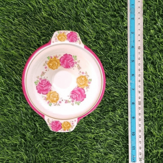 Set of 3 Floral Design Melamine Crockery Bowls, Food Grade, Durable and Easy to Clean Price in Pakistan | LAPTAB