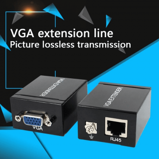 VGA to RJ45 Adapter Networking Signal Extender, 60m Transmission, No Power Needed Price in Pakistan | LAPTAB