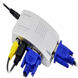 Video Converter VGA to BNC with High Resolution, USB/PS2 Power, Composite & S-Video Support Price in Pakistan | LAPTAB