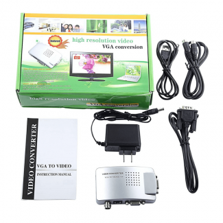 Video Converter VGA to BNC with High Resolution, USB/PS2 Power, Composite & S-Video Support Price in Pakistan | LAPTAB