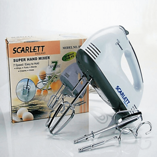 Electric Hand Mixer Machine with 7 Speeds, 180W Motor, Tilt-Head Design Price in Pakistan | LAPTAB