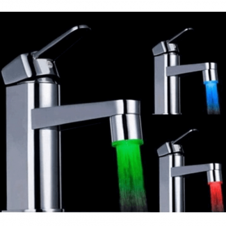 Colorful LED Light Faucet Tap Head
