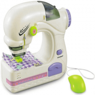 Electric Mini Sewing Machine with Hand Wheel and Lights for Kids Learning Price in Pakistan | LAPTAB