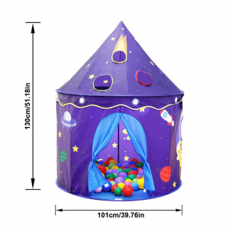 Foldable Kids Castle Tent with Air Vents, Waterproof Polyester, Portable Playhouse Price in Pakistan | LAPTAB