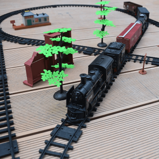 Electric Operated Railway Classic Freight Locomotive Train Toy Set for Kids Price in Pakistan | LAPTAB