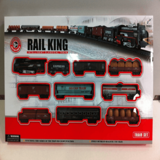Electric Operated Railway Classic Freight Locomotive Train Toy Set for Kids Price in Pakistan | LAPTAB