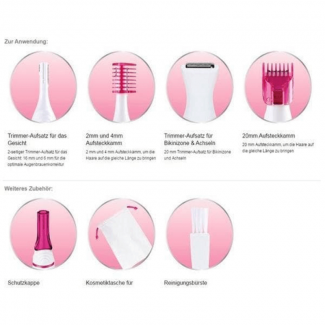 Veet Epilator Sensitive Touch Hair Remover with 7 Accessory Heads for Sensitive Areas Price in Pakistan | LAPTAB