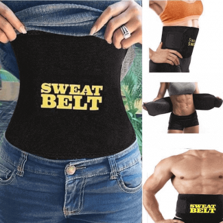Unisex Sweat Belt Waist Trimmer and Shaper with Dual Compression for Posture Support and Slimming Price in Pakistan | LAPTAB