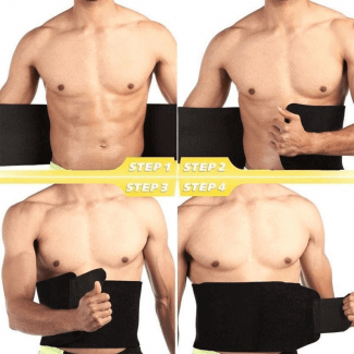 Unisex Sweat Belt Waist Trimmer and Shaper with Dual Compression for Posture Support and Slimming Price in Pakistan | LAPTAB