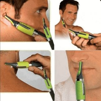All in 1 Nose & Face Hair Trimmer with LED Light, 3 Combs for Precision Grooming Price in Pakistan | LAPTAB