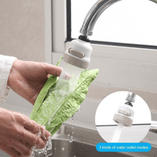 Removable 360? Rotatable Kitchen Faucet Tap Head with 3 Spray Modes, ABS Plastic Price in Pakistan | LAPTAB