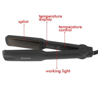Kemei Professional Hair Straightener with Adjustable Temperature 160-220?C for Smooth Styling Price in Pakistan | LAPTAB