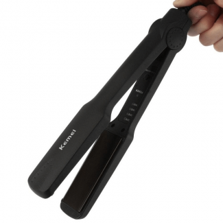 Kemei Professional Hair Straightener with Adjustable Temperature 160-220?C for Smooth Styling Price in Pakistan | LAPTAB