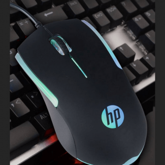 HP M160 Wired Gaming Mouse with High Sensitivity Optical Sensor and Ergonomic Design
