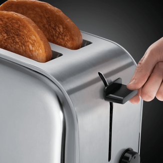 Wide Slot 2-Slice Stainless Steel Toaster with Frozen Bread Function and Easy Removal Price in Pakistan | LAPTAB