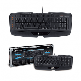 Genius GX-Gaming RGB Keyboard with 18 Programmable Macro Keys, Palm Rest, and USB Ports Price in Pakistan | LAPTAB