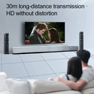 HDMI Cable Extender 4K 1080P over Cat5e/6 RJ45 Network with Dual Ports, 30m Range Price in Pakistan | LAPTAB