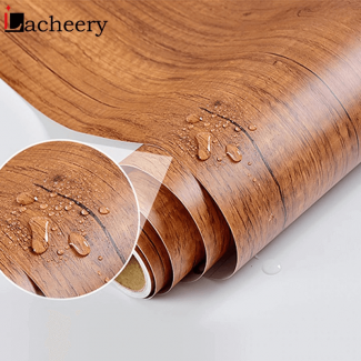 Waterproof Deep Wood Vinyl Wallpaper Roll, Self-Adhesive, Embossed PVC, Moisture-Proof Price in Pakistan | LAPTAB