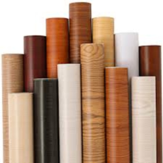 Waterproof Black Walnut Vinyl Wallpaper Roll