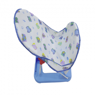 Baby Comfort Luxurious Baby Bather with Cushion, Adjustable Recline, Foldable Design