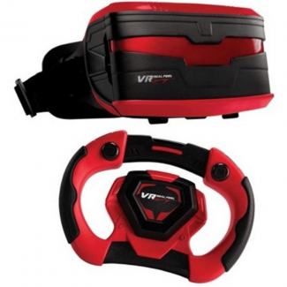VR Headset Real Feel Virtual Reality Car with Bluetooth Steering Wheel, Adjustable Cradle, and Comfortable Fit (Refurbished) Price in Pakistan | LAPTAB