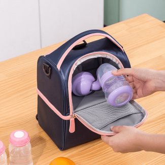 Double Layer Picnic Camping Food Carrier Bag with Insulated Aluminum Foil, Foldable and Reusable Price in Pakistan | LAPTAB