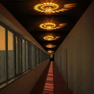 Wall Light- LED Spiral Effect Wall Lamp 