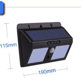 40 LEDs Solar Garden Light with Motion Sensor, Waterproof, UV Protected Price in Pakistan | LAPTAB